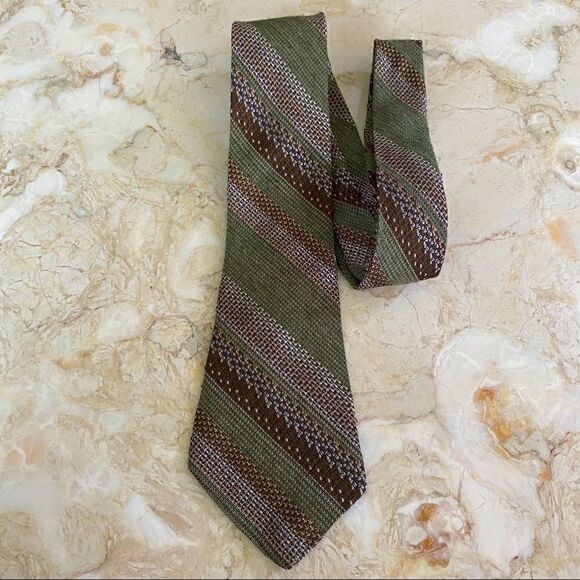 Vintage Louis Feraud Woven Neck Tie - Picture 2 of 5